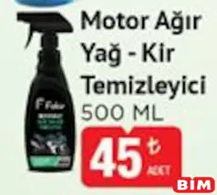 FAKİR MOTOR AĞIR YAĞ - KİR TEMİZLEYİCİ 500 ML